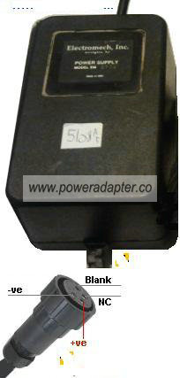 Electromech EM2772 AC Adapter 18VDC Desktop POWER SUPPLY - Click Image to Close