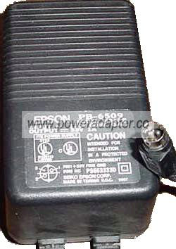 SEIKO EPSON M34PB AC Adapter 33VDC 1A PRINTER POWER 3Pin TM88, T - Click Image to Close