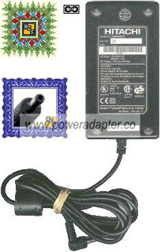 HITACHI HES45ADPT AC ADAPTER 19VDC 2.4A 45W POWER SUPPLY