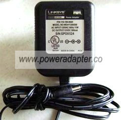 LINKSYS WD411200500 POWER ADAPTER 12VDC 500mA AD12/05A