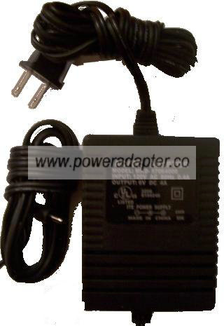 MKD-57064000 AC DC ADAPTER 6V DC 4A POWER SUPPLY - Click Image to Close