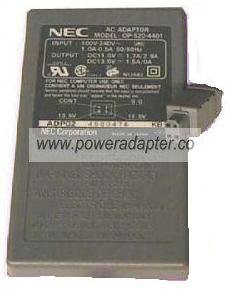 NEC OP-520-4401 AC Adapter 11.5V DC 1.7A 13.5V 1.5A Laptop Noteb - Click Image to Close