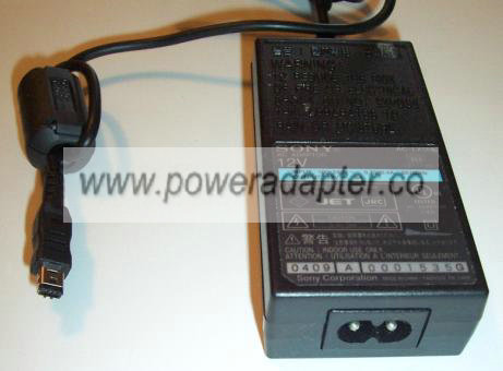 SONY AC-LX5M AC ADAPTER 12VDC 3A Switching Power supply - Click Image to Close