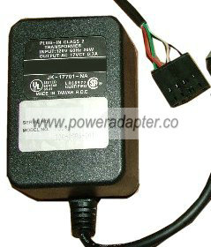 SUPERMADE PS146 100-0086-001B AC ADAPTER 17VCTAC 0.7A NEW 4pin