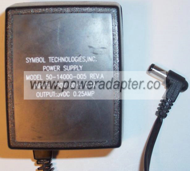 SYMBOL 50-14000-05 AC DC Adapter 5V 0.25A POWER SUPPLY