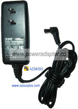 TPT FSY120100UU08-1 AC ADAPTER 12V 1.0A POWER SUPPLY - Click Image to Close
