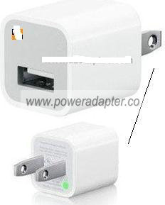 USB A Charger AC adapter 5V 1A Wallmount US Plug Home power supp