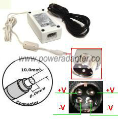 ViewSonic UP06041120 AC ADAPTER 12VDC 5A 4-PIN 10mm Mini Din ITE