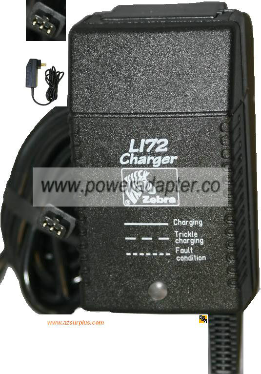 ZEBRA LI72 AC ADAPTER 8.4VDC 0.8A POWER SUPPLY CHARGER FW7511/07 - Click Image to Close