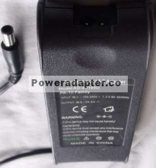 AD-90195D AC ADAPTER PA-12 FAMILY 19.5VDC 3.34A NEW 1x5x7.2x11 - Click Image to Close