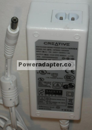 Creative GPE602-126350W Power Supply compatible with GigaWorks T - Click Image to Close