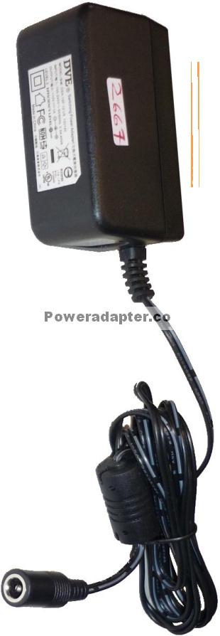 DVE DSA-15P-12US 120120 AC ADAPTER 12VDC 1A SPEAKER POWER SUPPLY - Click Image to Close