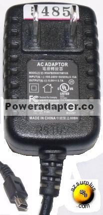 KTEC KSAFB0500070W1US AC ADAPTER 5Vdc 0.7A new Mini USB POWER S - Click Image to Close