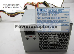 LiteOn PS-5311-3M 310W ATX IBM Used Power Supply 24r2571 24R2574 - Click Image to Close