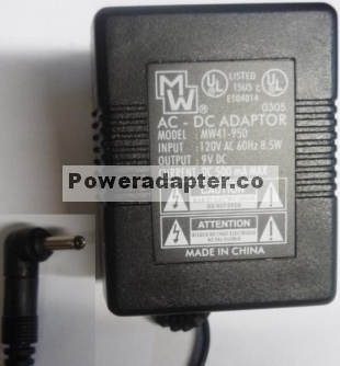 Replacement for 9V 500mA AC/DC Adaptor MWD41-0900500F Power Supply UK Plug 