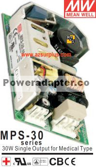 Mean Well MPS-30-12 12VDC 2.5A POWER SUPPLY MPS-30 Series 30W Si - Click Image to Close