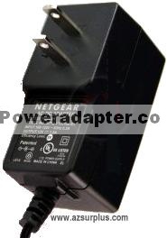 Netgear R005WA0509 AC ADAPTER 5VDC 1A DIRECT PLUG IN switching P - Click Image to Close