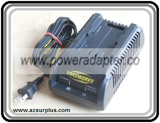 YARDWORKS 24990 AC ADAPTER 24VDC 1.8A BATTERY CHARGER USED POWER - Click Image to Close