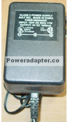 Ault P48091000A040G AC ADAPTER 9VDC 1A POWER SUPPLY Router hub - Click Image to Close