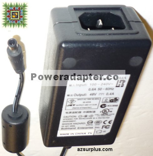 Bothhand SA06L48-V A4A AC ADAPTER 48VDC 0.4A Power Supply POE - Click Image to Close