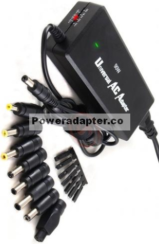 Universal AC Adapter 15VDC to 24V DC 90W Variable 7 Output Volta
