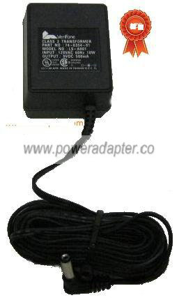 VeriFone LS-A001 AC ADAPTER 9VDC 0.5A LEI POWER SUPPLY Class 2 T - Click Image to Close