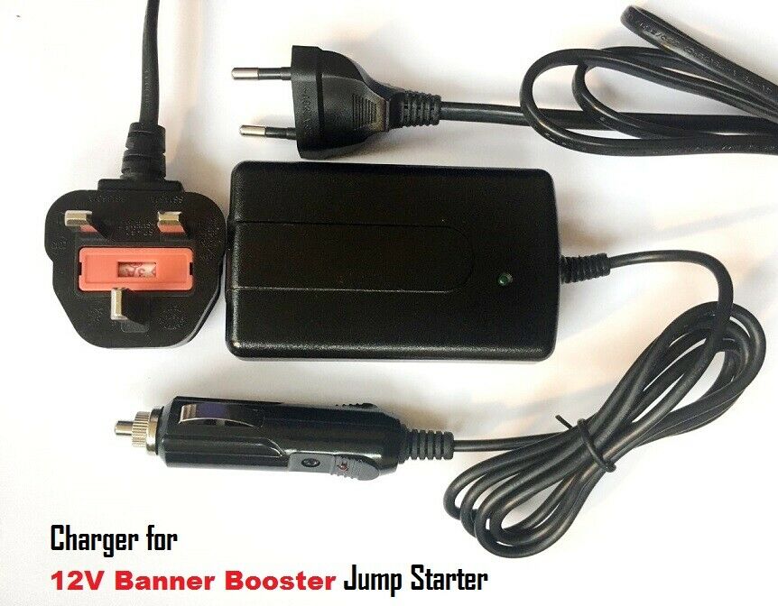 Compatible with 12V 1.5A Lemania Energy Battery Charger LESA-6A Charger for 12V Banner Booster P3 Professional, Pro 160