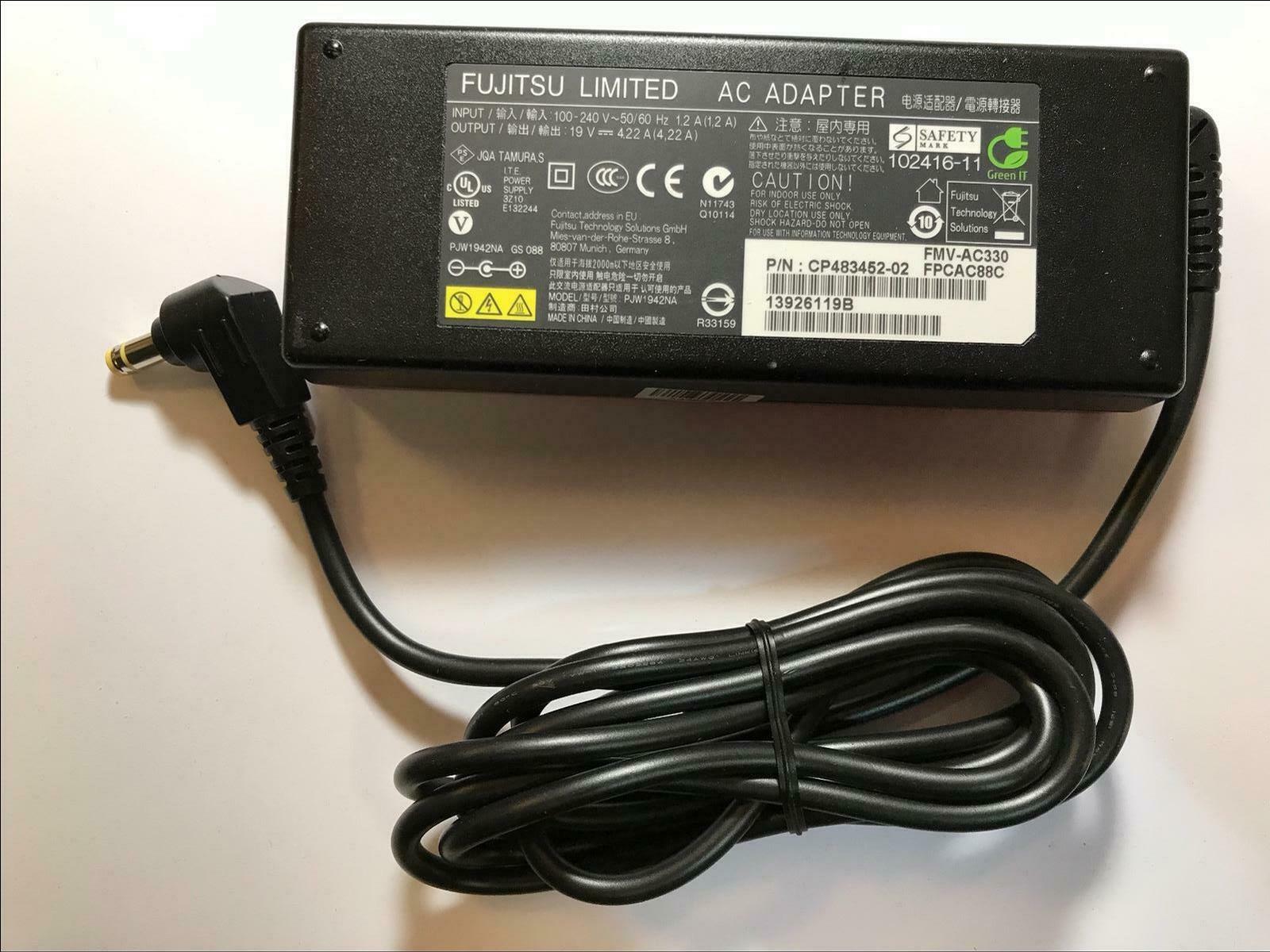 Genuine Original FUJITSU AC Adapter 19V 4.22A 80W Power Supply for LIFEBOOK Type: Power Adapter Max. Output Power: