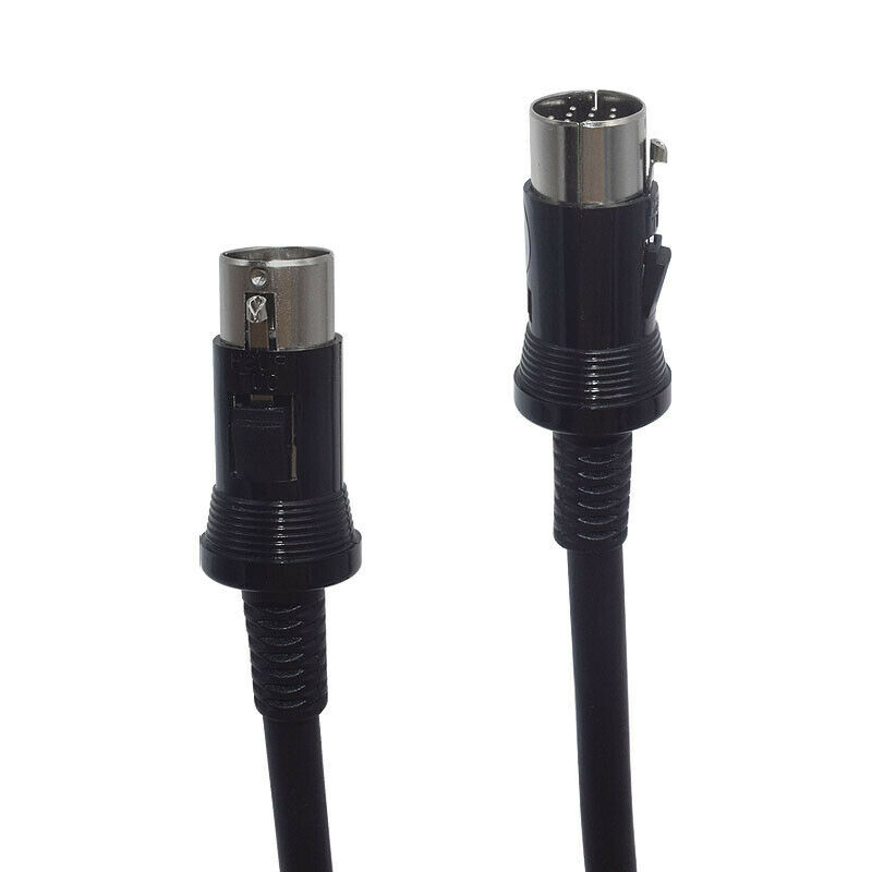 13Pin DIN MIDI 10FT/3M Secure Connection Cable For Roland GK-3 GKC-10 5 Features: cable Connector B: 13pin MPN: Doe - Click Image to Close