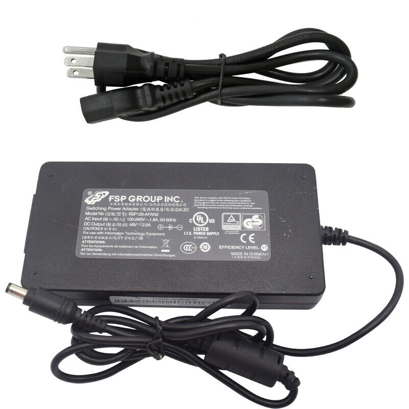 48V 2.5A Original FSP FSP120-AFAN2 Power Supply AC Adapyer Charger- 5.5mm*1.7mm Model: FSP120-AWAN2 Modified Item: - Click Image to Close