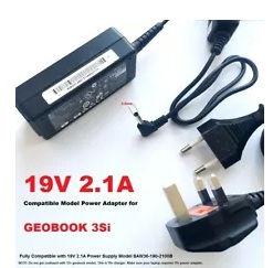 Charger for GEOBOOK 3Si, Compatible with SAW36-190-2100B Adapter Description 19V 2100ma Power Supply Adapter for GEOB