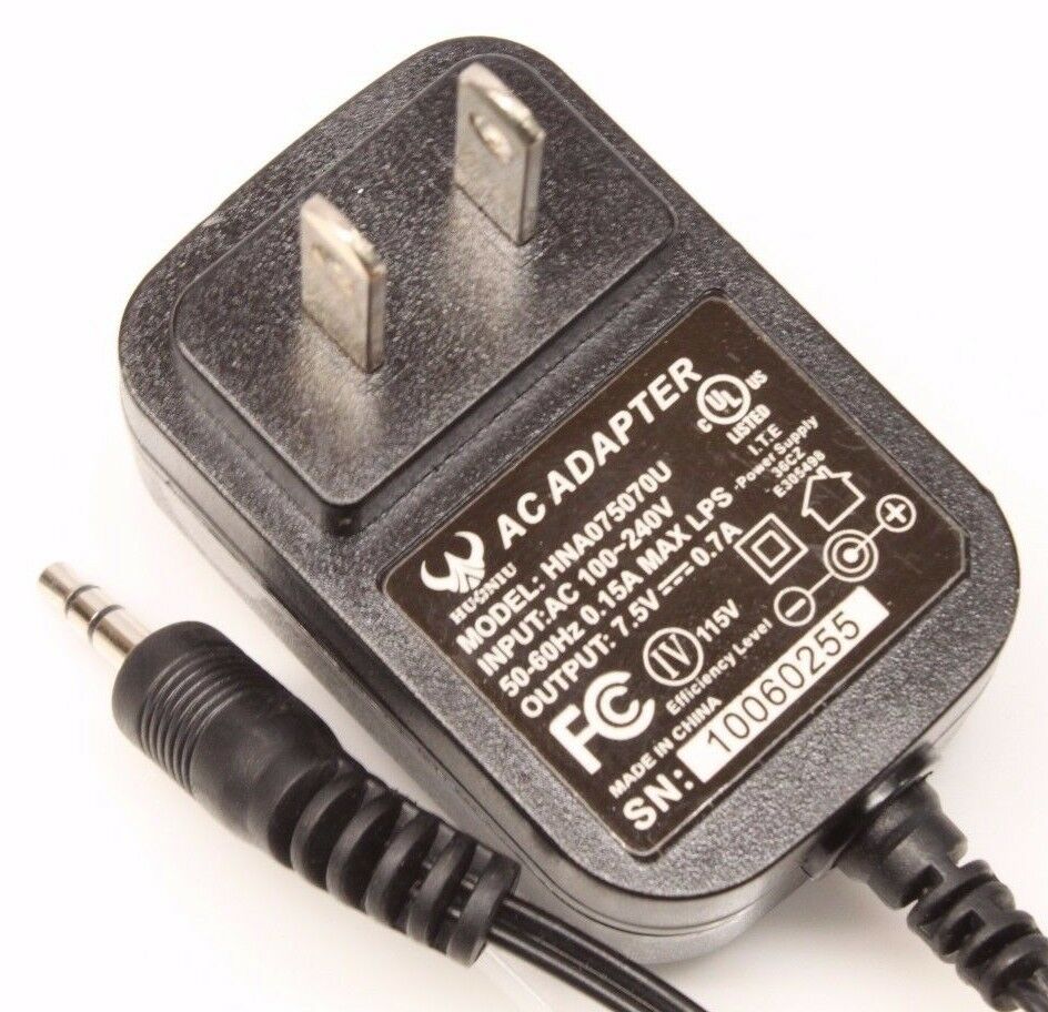 Huoniu HNA075070U AC DC Power Supply Adapter Charger Output 7.5V 0.7A Brand: Huoniu Type: Adapter MPN: Does Not A - Click Image to Close