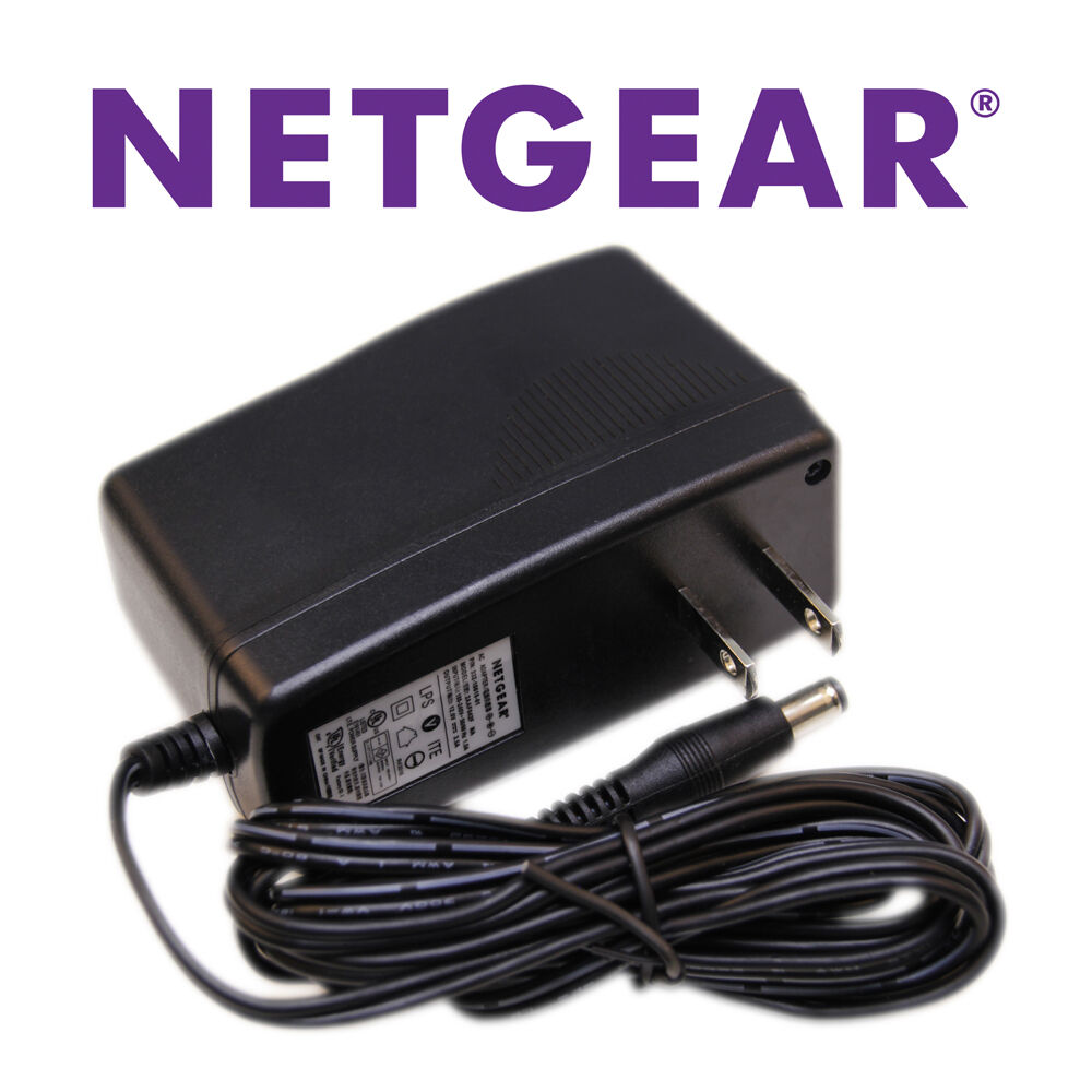 Genuine Netgear 12V AC Adapter Power Supply for Wireless Router Cable DSL Modem Input Voltage: 100 ~ 240V AC Output Vol - Click Image to Close
