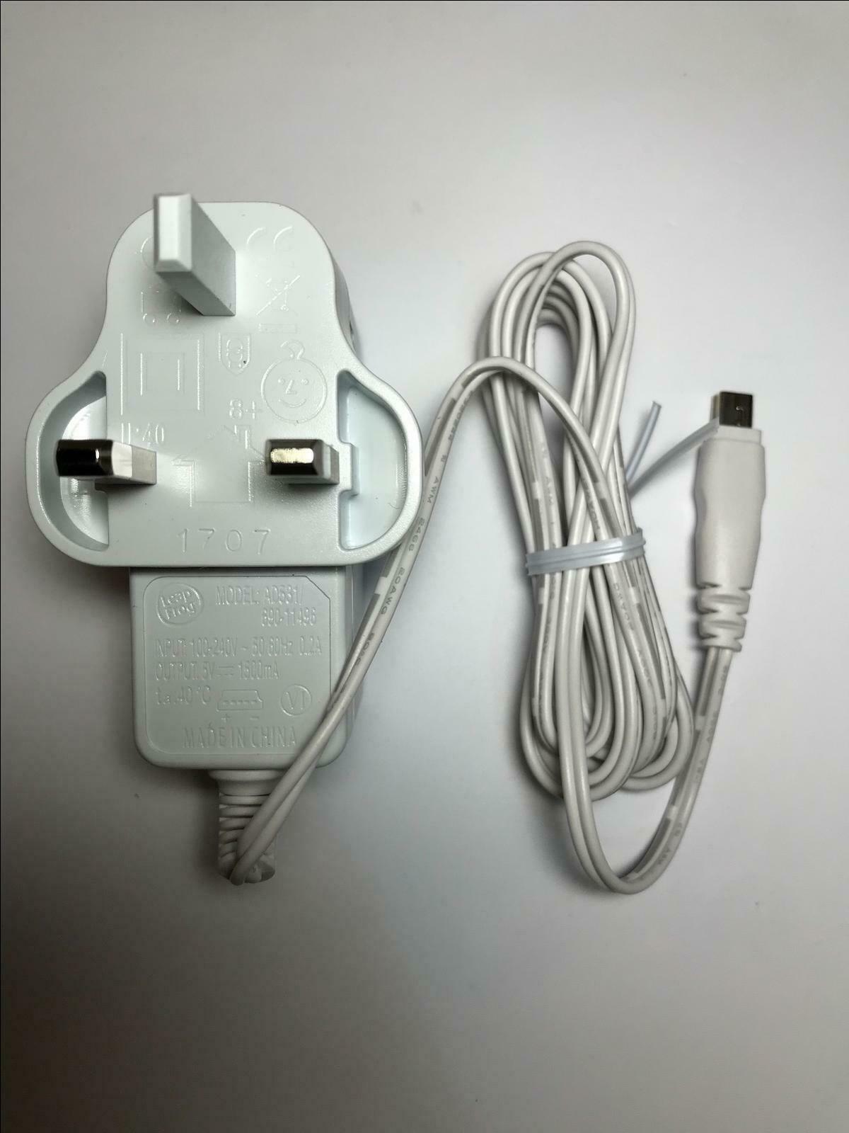 Replacement for 5V 1000mA AC-DC Adaptor Charger for Baby Monitor ZD5C050100BSE Brand New UK Mains AC-DC Switching Adap