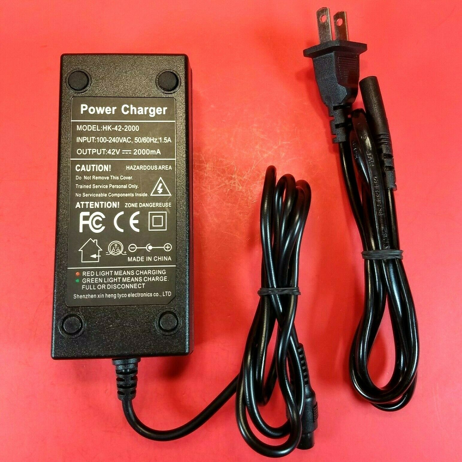 Power Charger HK-42-2000 Power Supply Adaptor 42 Volt - 2000mA OEM AC/DC Adapter Type: AC Adapter Output Voltage: 42 V
