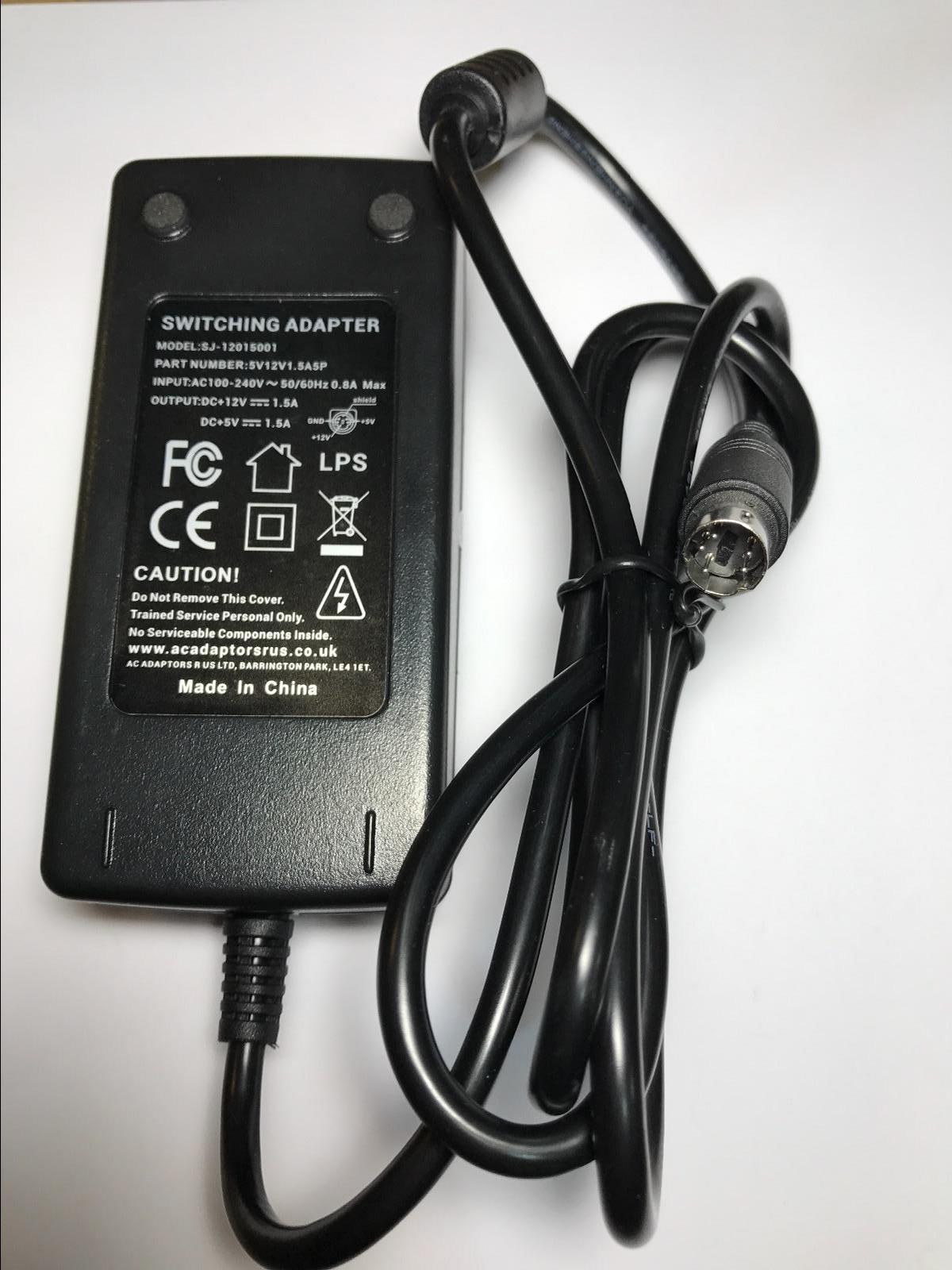 Replacement for JENTEC SWITCHING POWER SUPPLY ADAPTER JTA0202Y 32 0 5V 12V 2A Type: Switching Adaptor Manufacturer war