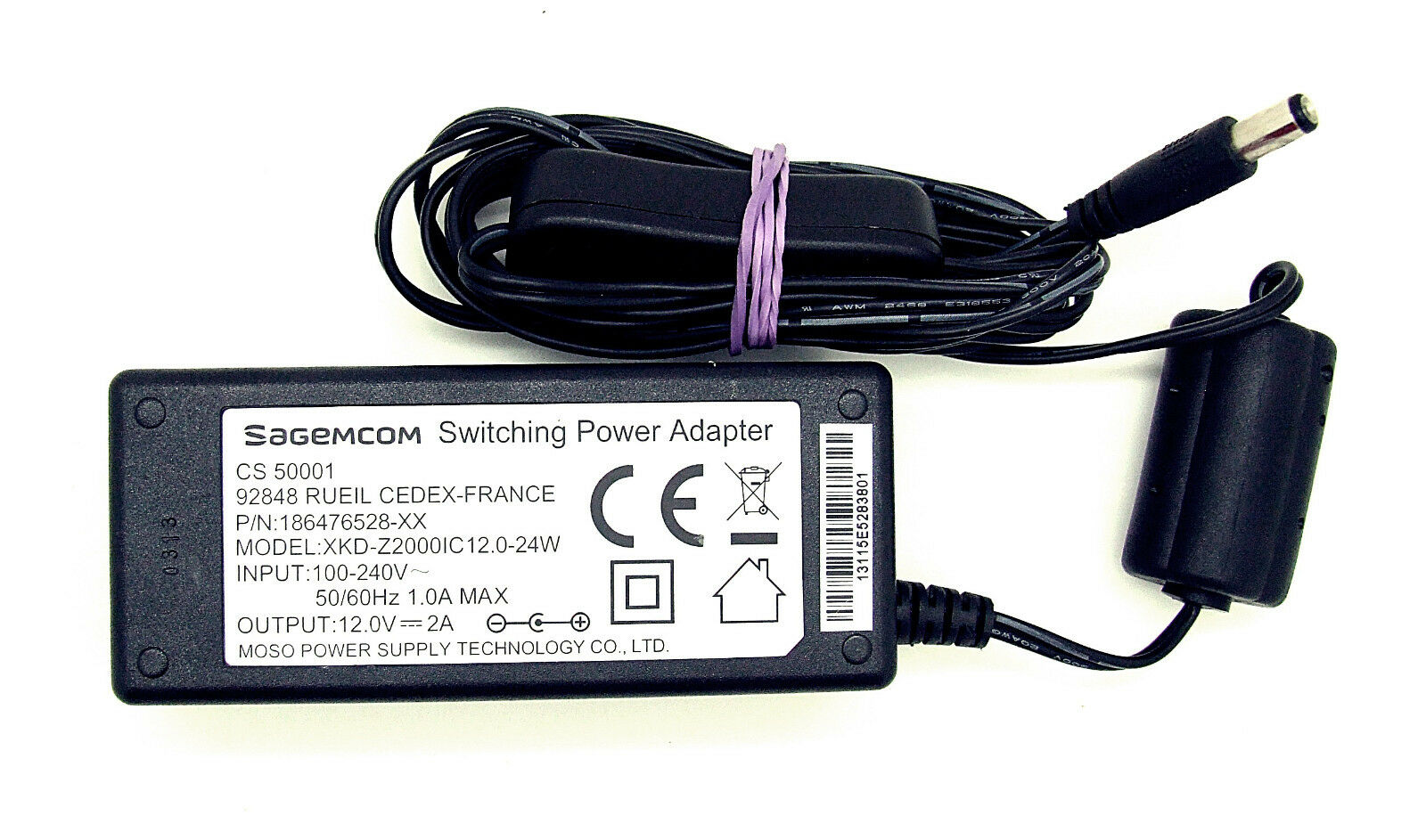 Original SAGEMCOM Power Supply xkd-z2000ic12 AC Adapter 12v 2,0a Artikelbeschreibung Original Sagemcom Netzteil XKD- - Click Image to Close