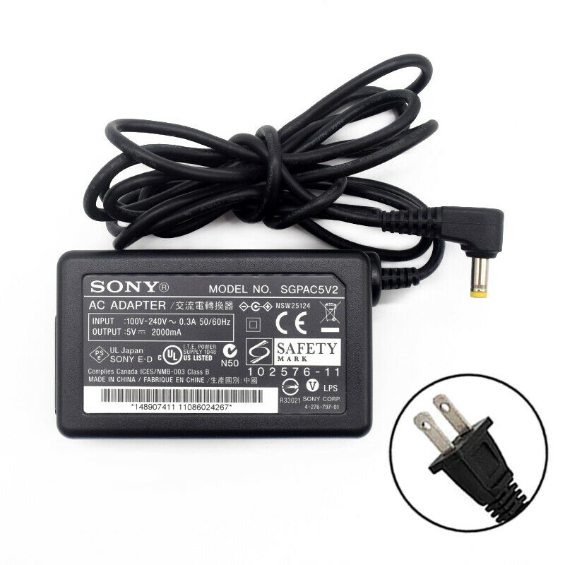 5V 2000mA Genuine Sony SGPAC5V2 Power Supply AC Adapter charger 5V 2A UPC: Does not apply MPN: SGPAC5V2 Compatible Br