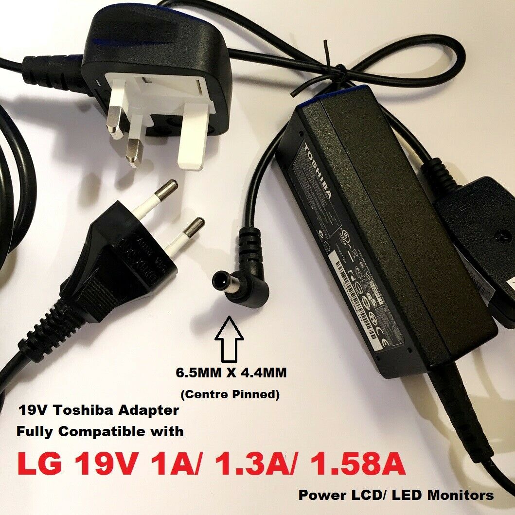 19V 1.3A/1.58A Compatible Model ToshIBA Brand Power Adapter 19V 1.3A/1.58A Compatible Model ToshIBA Brand Power Adapte
