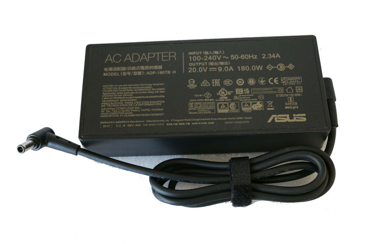 20V 9A 180W ASUS ROG Zephyrus G14 GA401 GA401IH GA401IU GA401IV AC Power Adapter Type: Power Adapter Compatible Bra - Click Image to Close