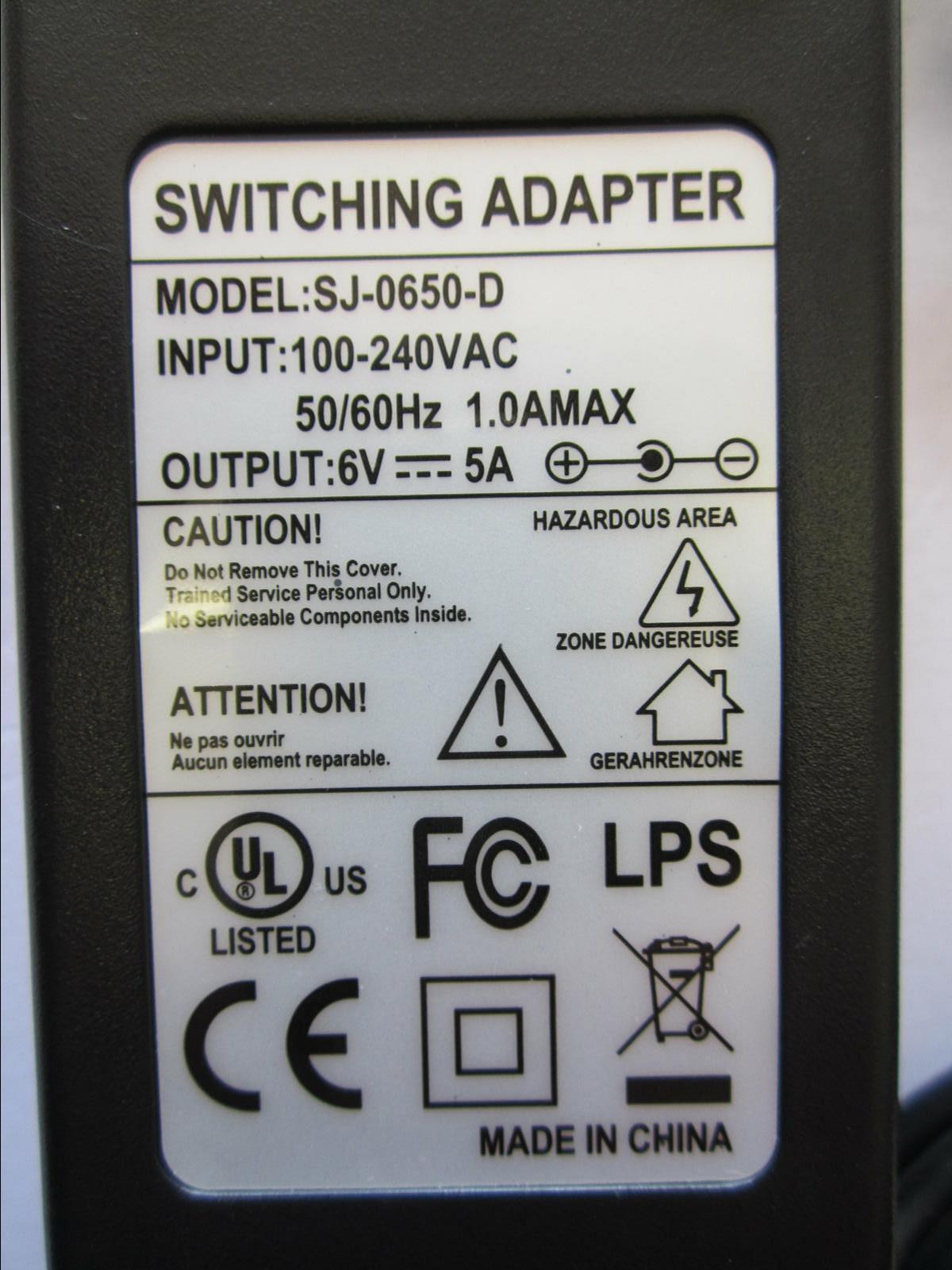 4x1.7 UK USA EU AU Plug 6V 5A 5000mA AC-DC Switch Mode Adapter Power Supply PSU 4mm x 1.7mm Top Quality AC-DC Switch