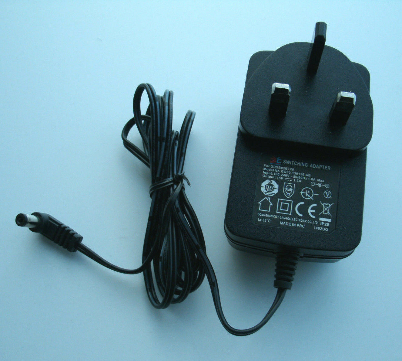 15V 1.5A GDSB02BT2 BRAND NEW 3Y3 GQ30-150150-AB GDSB02BT20 SWITCHING ADAPTER 22.5w UK USA PLUG Type: AC/DC Adapter Br - Click Image to Close