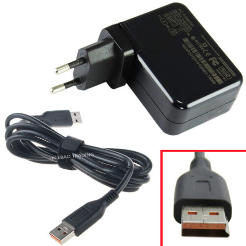 20V 2A 40W Laptop Charger Power Adapter +USB Cable for Lenovo Yoga 3 Pro 1170 1370 1470 Compatible Brand: For Lenovo M - Click Image to Close