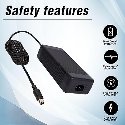 Power Supply Adapter 4-Pin 48V 37500mA Compatible with Swann NVR16-8580 16 Ch 4k Network Video Recorder Ultra HD CCTV Se