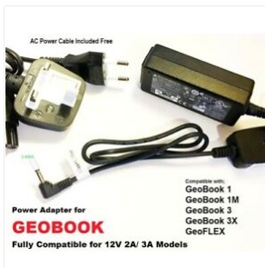 GeoBook Laptop Charger, 12v 3A/ 2A for GeoBook3x, GeoBook3 Geo Book 3 X GeoBook Laptop Charger, 12v 3A/ 2A for GeoBook - Click Image to Close