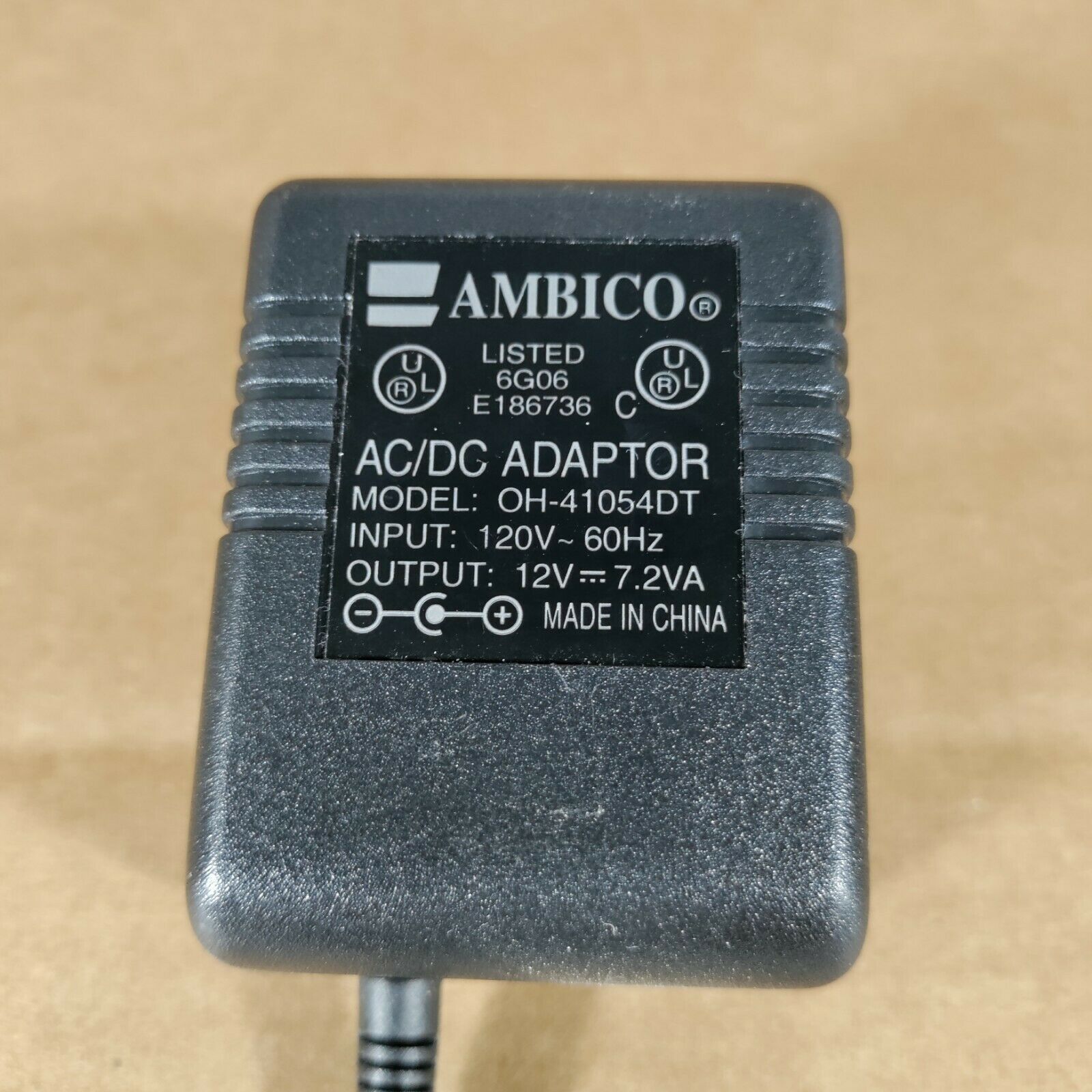 Ambico OH-41054DT AC Adapter Power Supply Wall Charger Output 12 Volts 7.2 VA Brand: Ambico Type: AC/DC Adapter Co