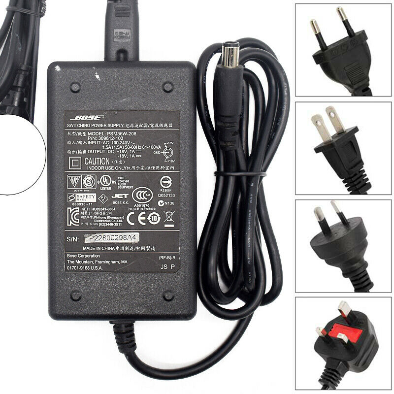 Original Bose Power Supply Charger PSM36W-208 For SoundDock II III Series 2 3 Modified Item: No Custom Bundle: No Co - Click Image to Close