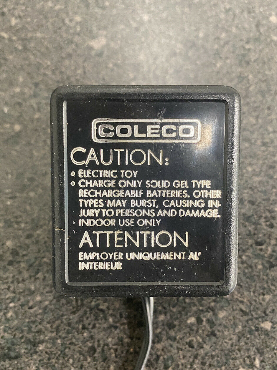 Original COLECO Electric Toy Battery Charger Adaptor Model 501117 Brand: COLECO Type: Battery Charger Model: 1244 - Click Image to Close