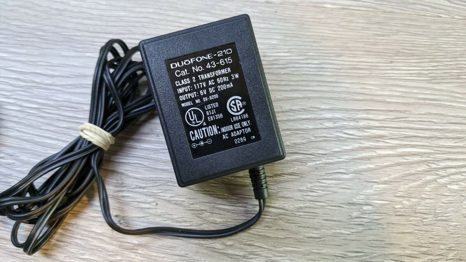 Duofone AC Adapter 43-615A 9VDC 300ma Power Adapter Type: AC/AC Adapter Features: Powered MPN: 43-398A, 43-399A 9
