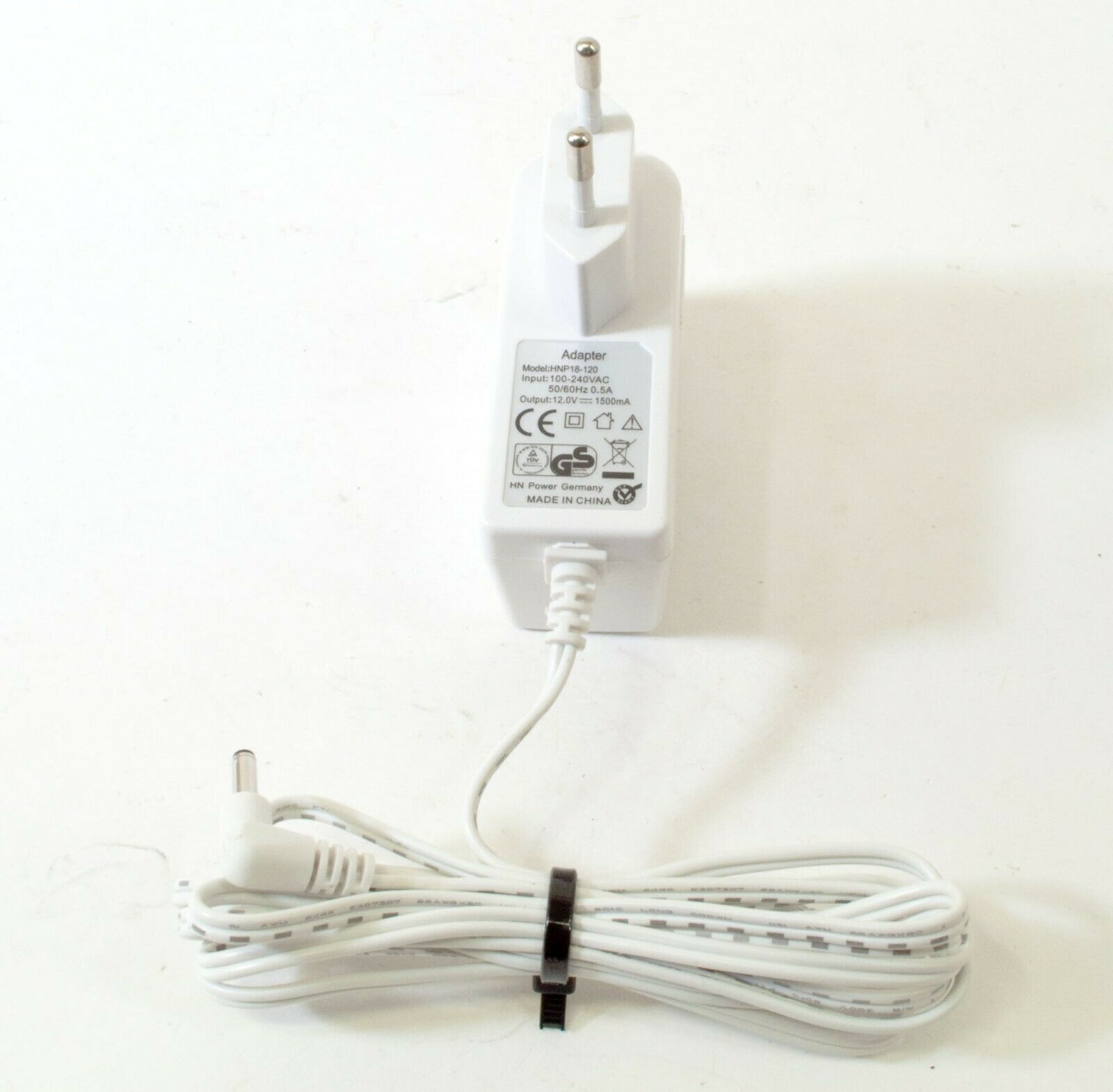 GS HNP18-120 AC Adapter 12V 1500mA Original Charger Power Supply Output Current: 1500 mA Voltage: 12 V MPN: HNP18-120